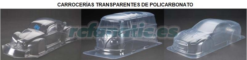 carrocerías transparentes de policarbonato lexan