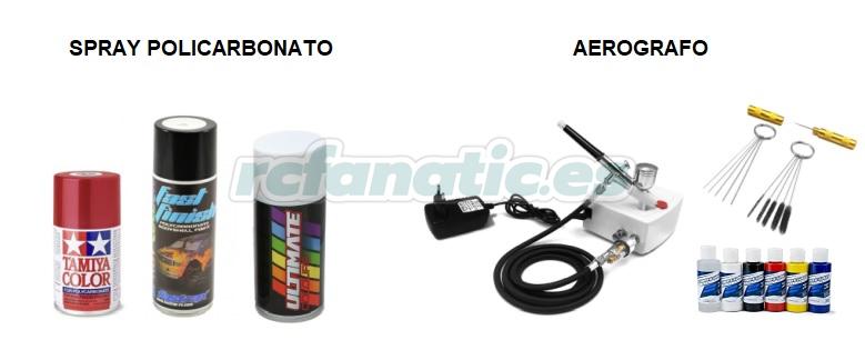 pintar carroceria coche radio control spray aerografo