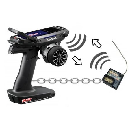 enlazar emisora con receptor radio control