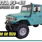 toyota FJ45 carroceria impresa en 3d como se hizo