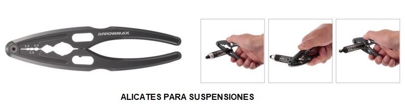 Alicates para suspensiones