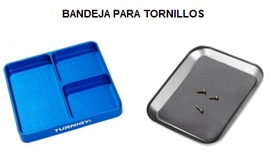 bandeja para tornillos