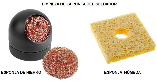 como limpiar punta de soldador