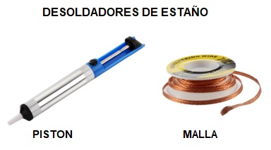 desoldadores de estaño
