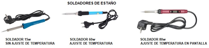 soldadores de estaño