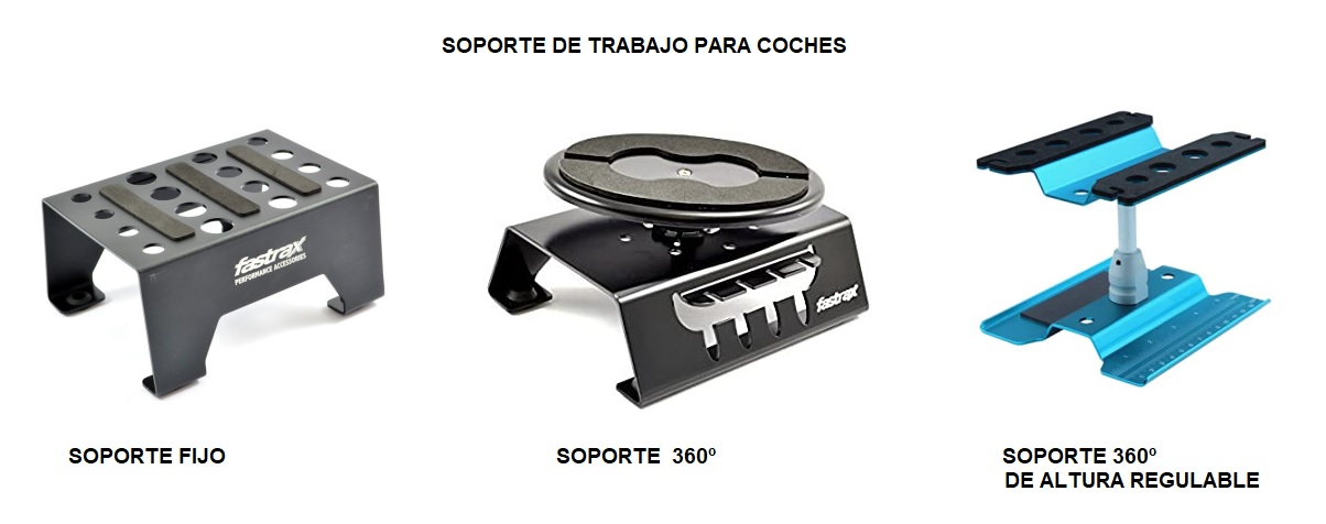 soporte de trabajo o estacion de trabajo radio control